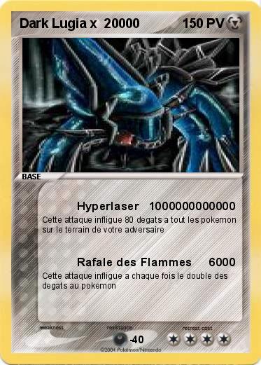 Pokemon Dark Lugia x  20000