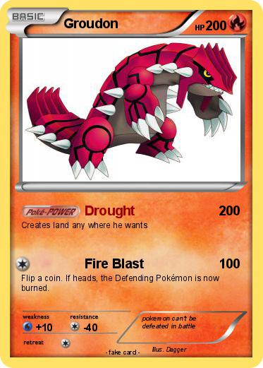 Pokemon Groudon