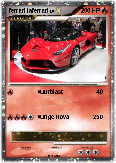 Pokemon ferrari laferrari