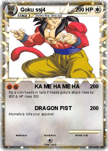 Pokemon Goku ssj4