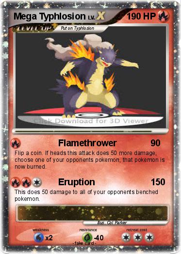 Pokemon Mega Typhlosion