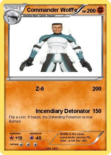 Pokemon Commander Wolffe