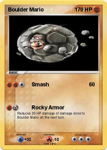Pokemon Boulder Mario