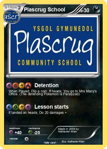 Pokemon Plascrug School