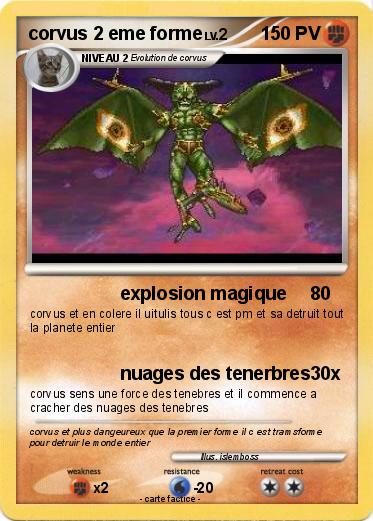 Pokemon corvus 2 eme forme