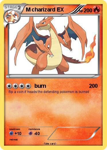 Pokemon M charizard EX