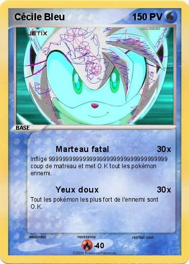 Pokemon Cécile Bleu