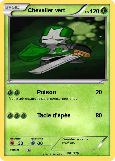 Pokemon Chevalier vert