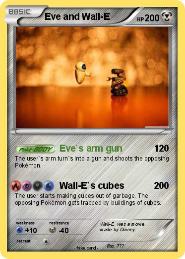 Pokemon Eve and Wall-E