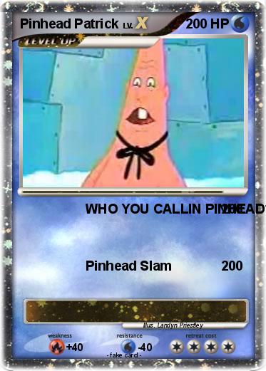 Pokemon Pinhead Patrick