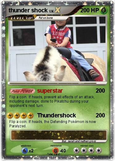 Pokemon thunder shock