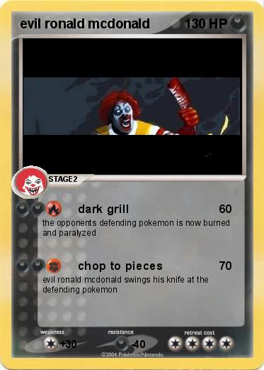 Pokemon evil ronald mcdonald
