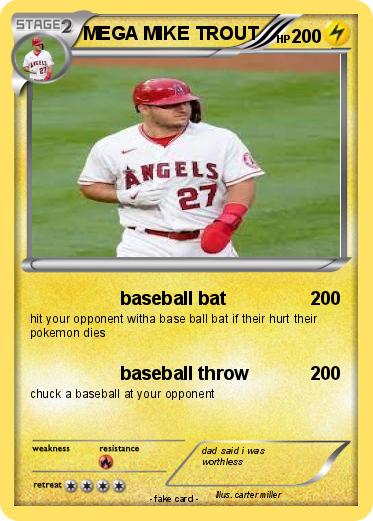 Pokemon MEGA MIKE TROUT