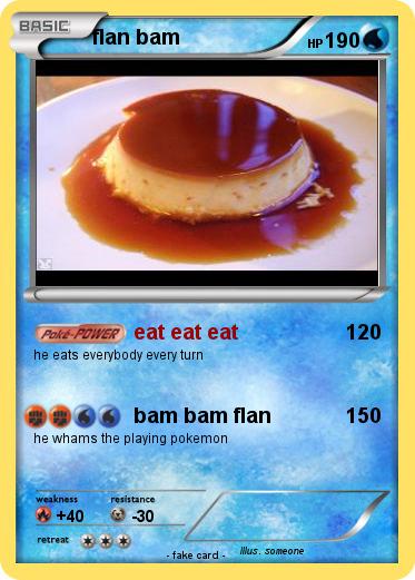 Pokemon flan bam