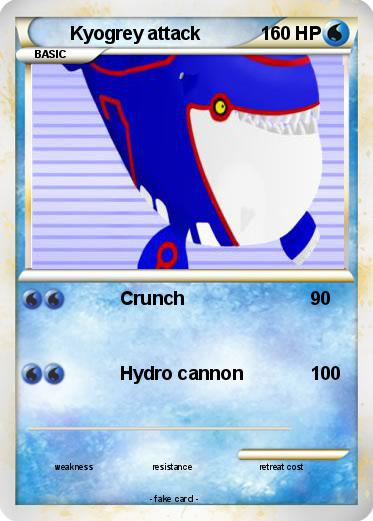 Pokemon Kyogrey attack