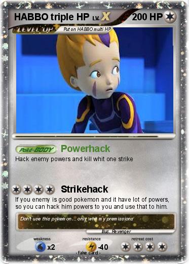 Pokemon HABBO triple HP