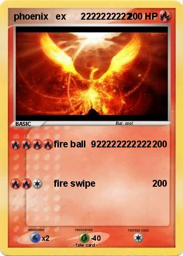 Pokemon phoenix   ex      2222222222