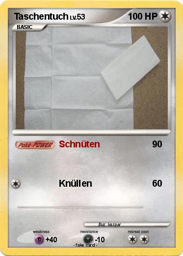 Pokemon Taschentuch