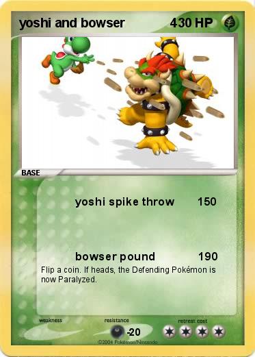 Pokemon yoshi and bowser             4   