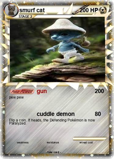 Pokemon smurf cat