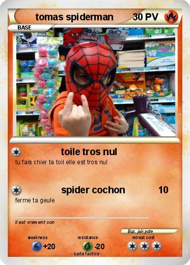 Pokemon tomas spiderman