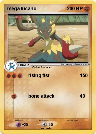 Pokemon mega lucario