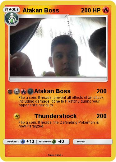 Pokemon Atakan Boss