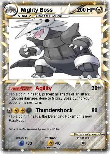 Pokemon Mighty Boss