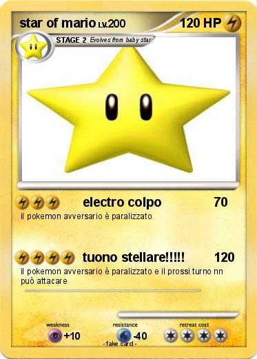 Pokemon star of mario