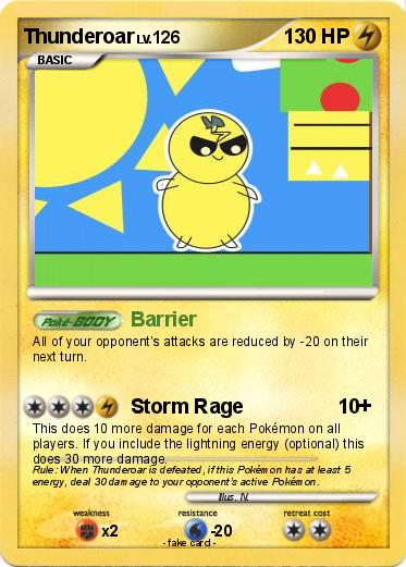 Pokemon Thunderoar