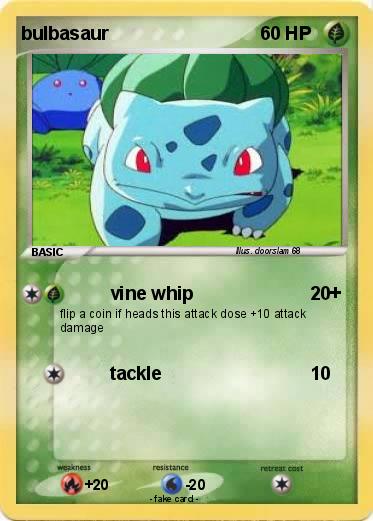 Pokemon bulbasaur