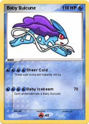Pokemon Baby Suicune