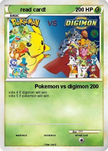 Pokemon read card!