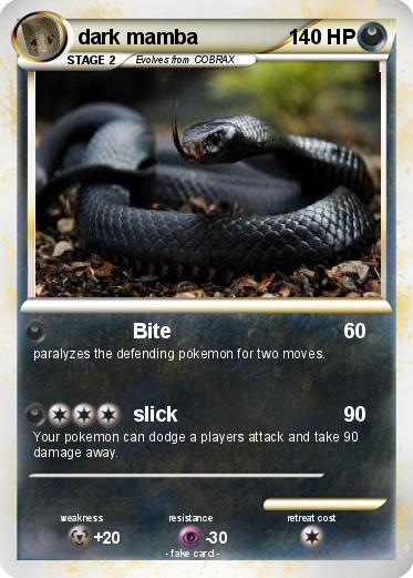 Pokemon dark mamba