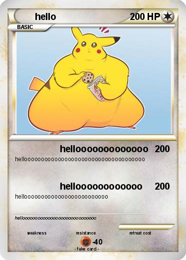 Pokemon hello