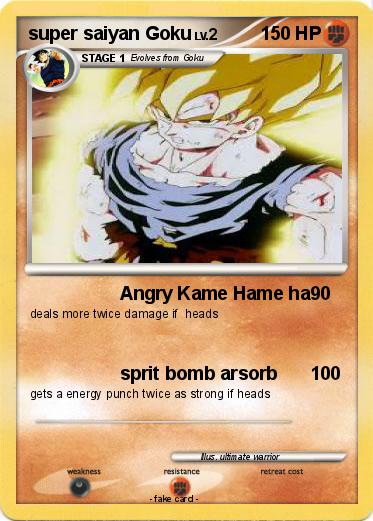 Pokemon super saiyan Goku
