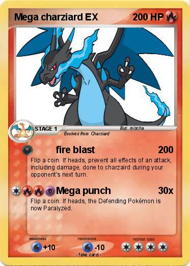 Pokemon Mega charziard EX