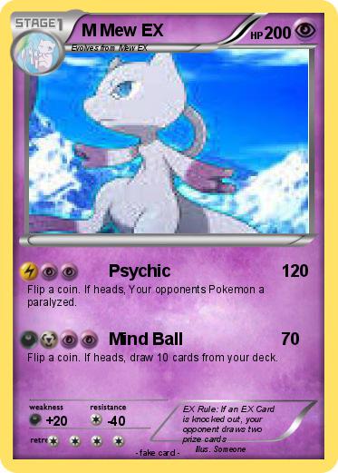 Pokemon M Mew EX