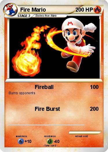 Pokemon Fire Mario