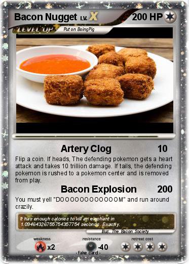 Pokemon Bacon Nugget