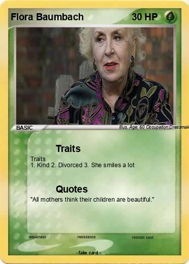 Pokemon Flora Baumbach