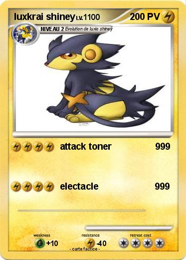 Pokemon luxkrai shiney