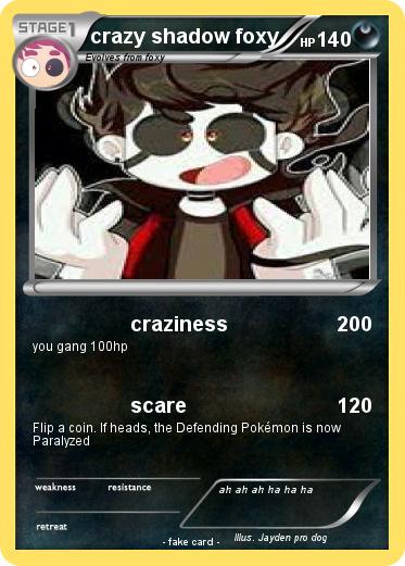 Pokemon crazy shadow foxy
