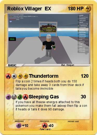 Pokemon Roblox Villager  EX