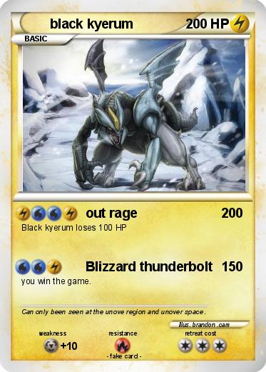 Pokemon black kyerum