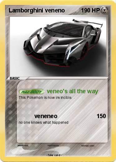 Pokemon Lamborghini veneno