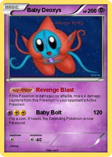 Pokemon Baby Deoxys