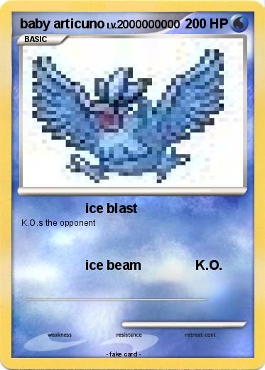 Pokemon baby articuno