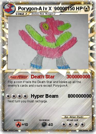 Pokemon Porygon-A lv X  90000