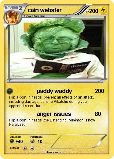 Pokemon cain webster